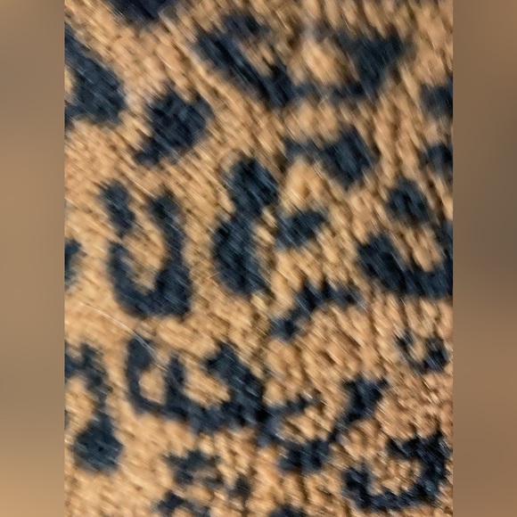 NWT KORAL MONTANA SHERPA FAUX FUR BOMBER JACKET CHEETAH BLACK AND BROWN - Picture 4 of 15